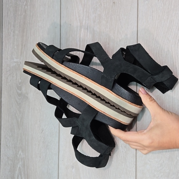 Merrell Women Juno Mid Ankle Strappy Leather Platform Sandals shoes sz 6 - Picture 8 of 11